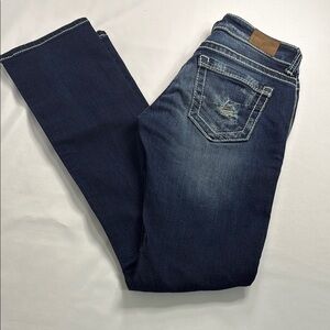 BKE Indigo Straight Leg Jeans